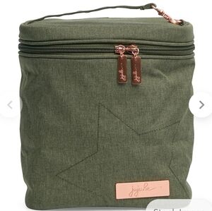 JUJUBE Fuel Cell Insulated Bottle/Lunch Bag Olive Rose